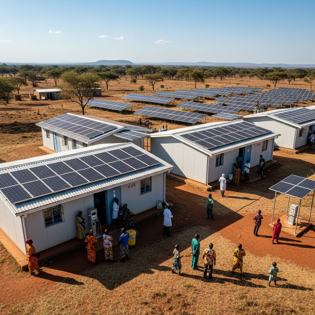 Africa Health Power Initiative delivering solar energy to rural healthcare facility in Africa
