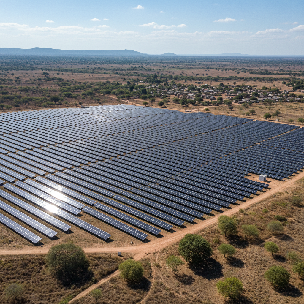 Hydropower installation in Mozambique representing renewable energy hub development
